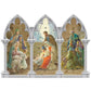 Triptych Standing Nativity Advent Calendar, ONE (1) Calendar, 15-1/2" W x 11-1/4" H
