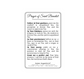 Prayer of Saint Benedict: Pocket PrayerFulls™ | Durable Wallet Prayer Cards | Catholic Prayers