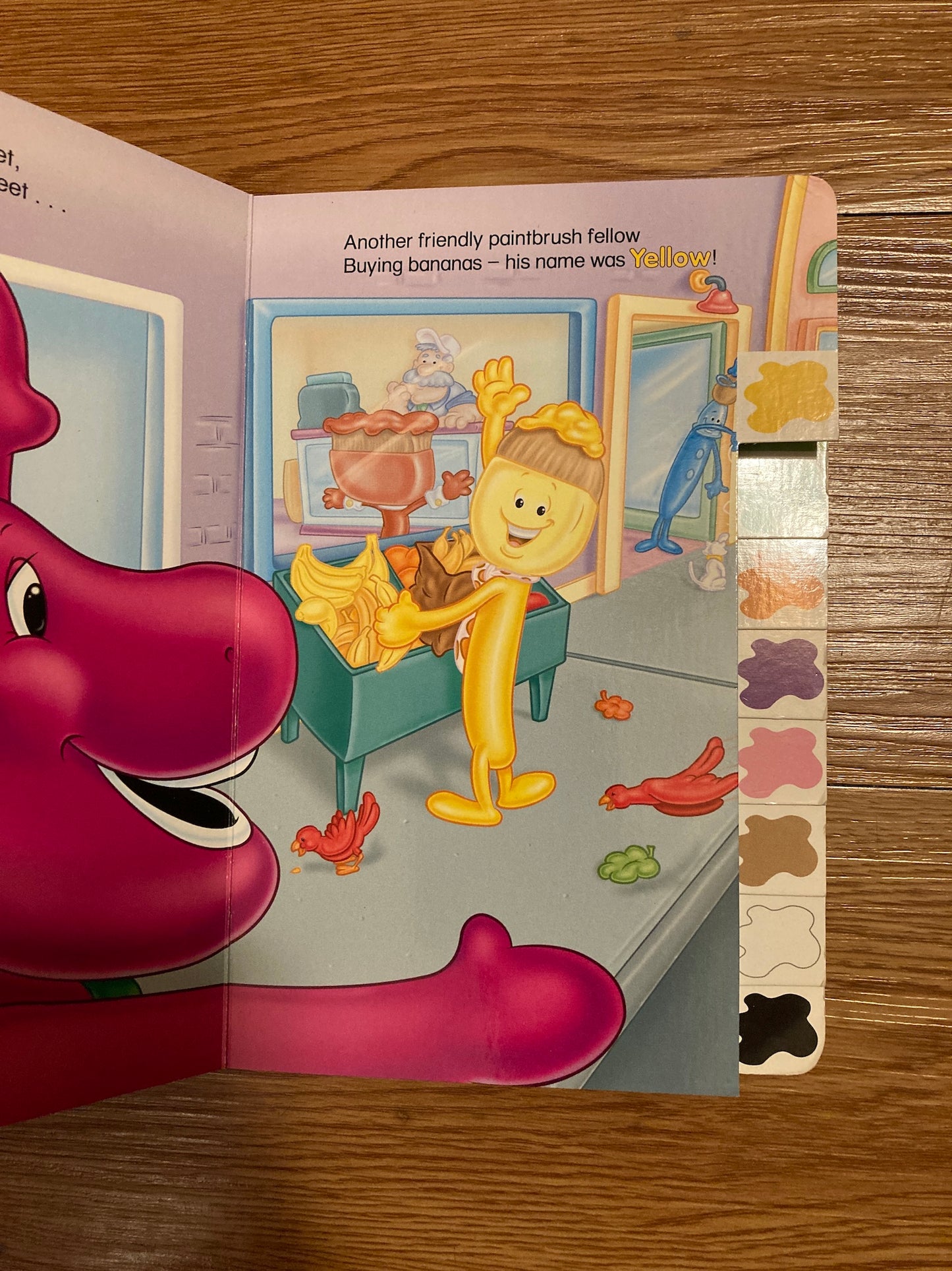 Barney's Book Of Color (tab) Board Book, Scholastic