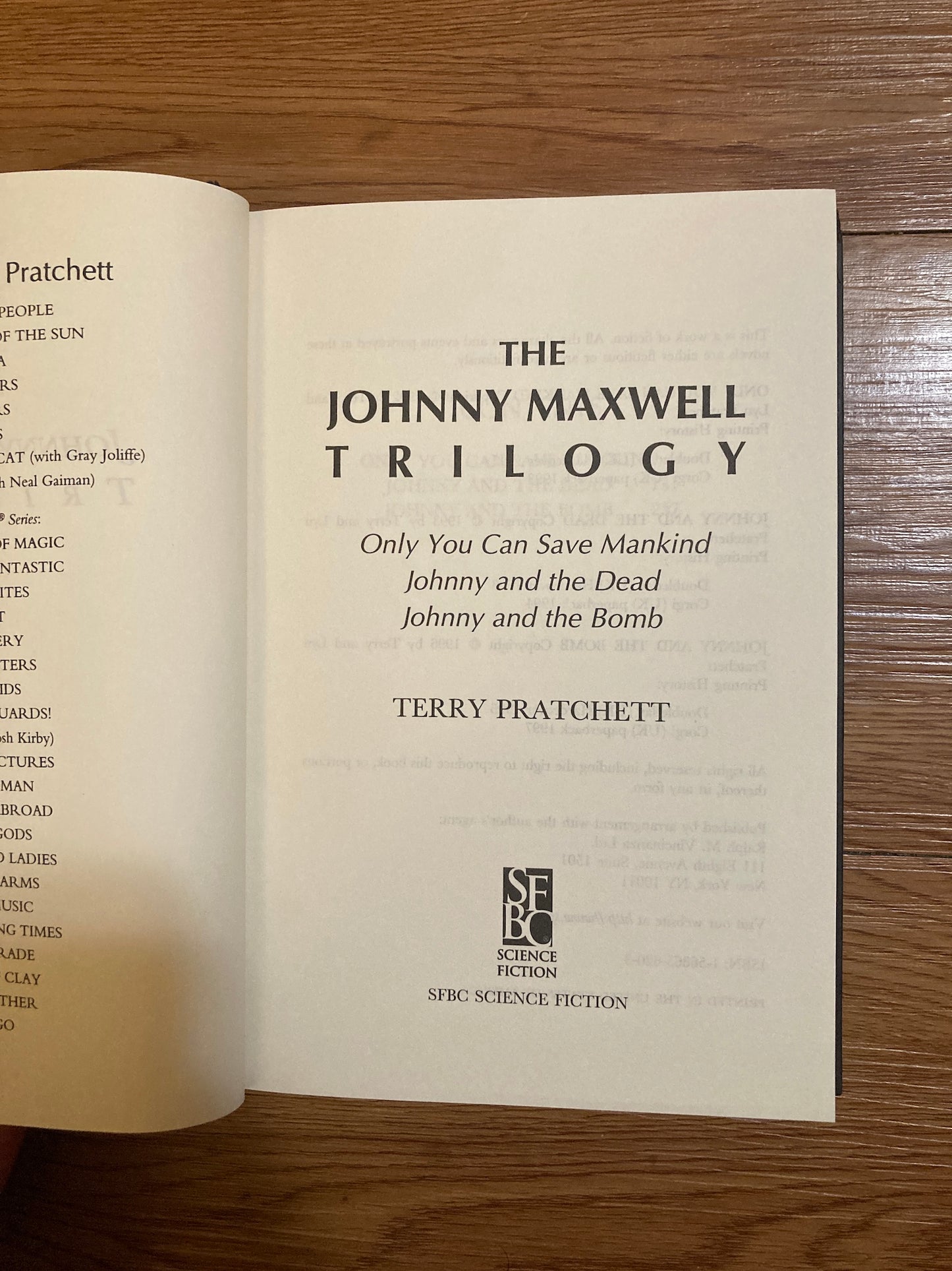 The Johnny Maxwell Trilogy, Terry Pratchett
